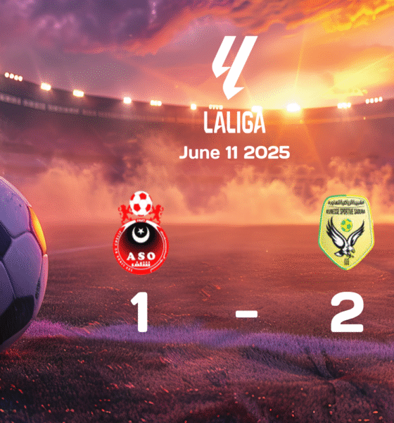 ASO Chlef vs JS Saoura Ligue 1 Match Report: JS Saoura Secures Victory with a 2-1 Win on 2025-06-11