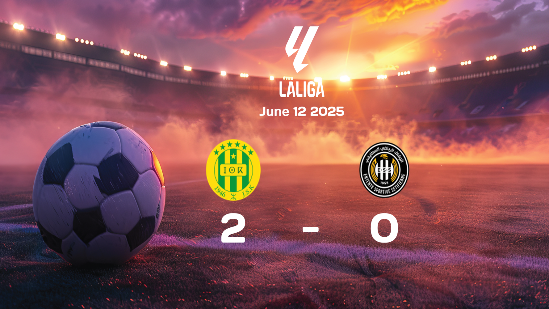 JS Kabylie Claims Victory Over ES Setif with 2-0 Win in Ligue 1 Match on 2025-06-12 JS Kabylie Claims Victory Over ES Setif with 2-0 Win in Ligue 1 Match on 2025-06-12