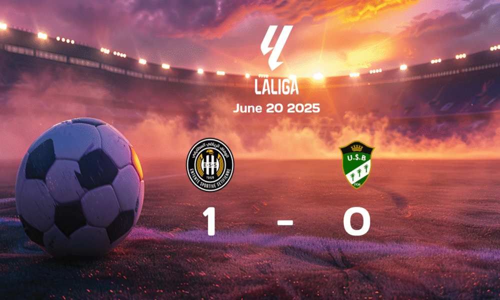 ES Setif edges US Biskra 1-0 in Ligue 1 clash on June 20, 2025