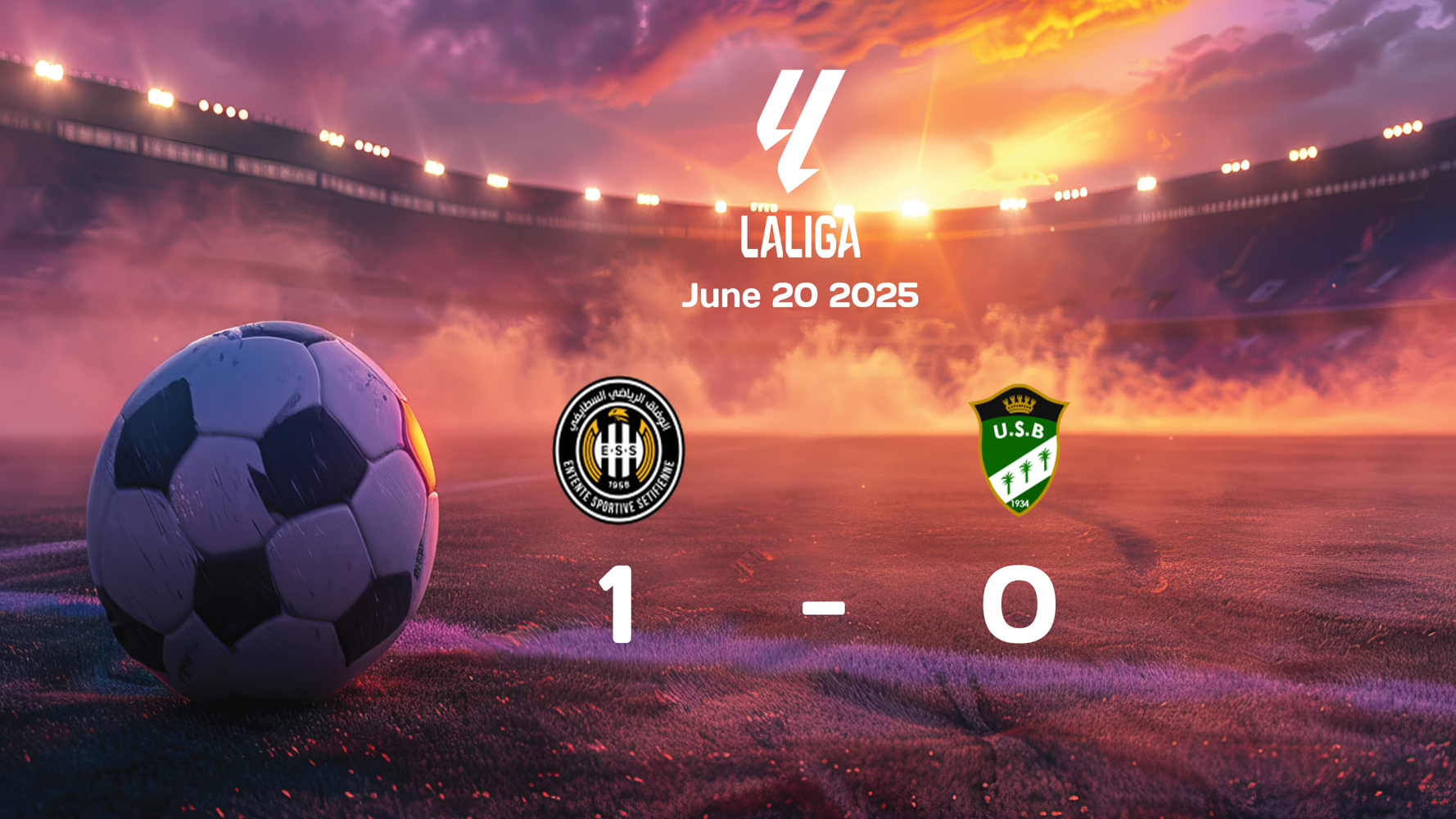 ES Setif edges US Biskra 1-0 in Ligue 1 clash on June 20, 2025 ES Setif edges US Biskra 1-0 in Ligue 1 clash on June 20, 2025