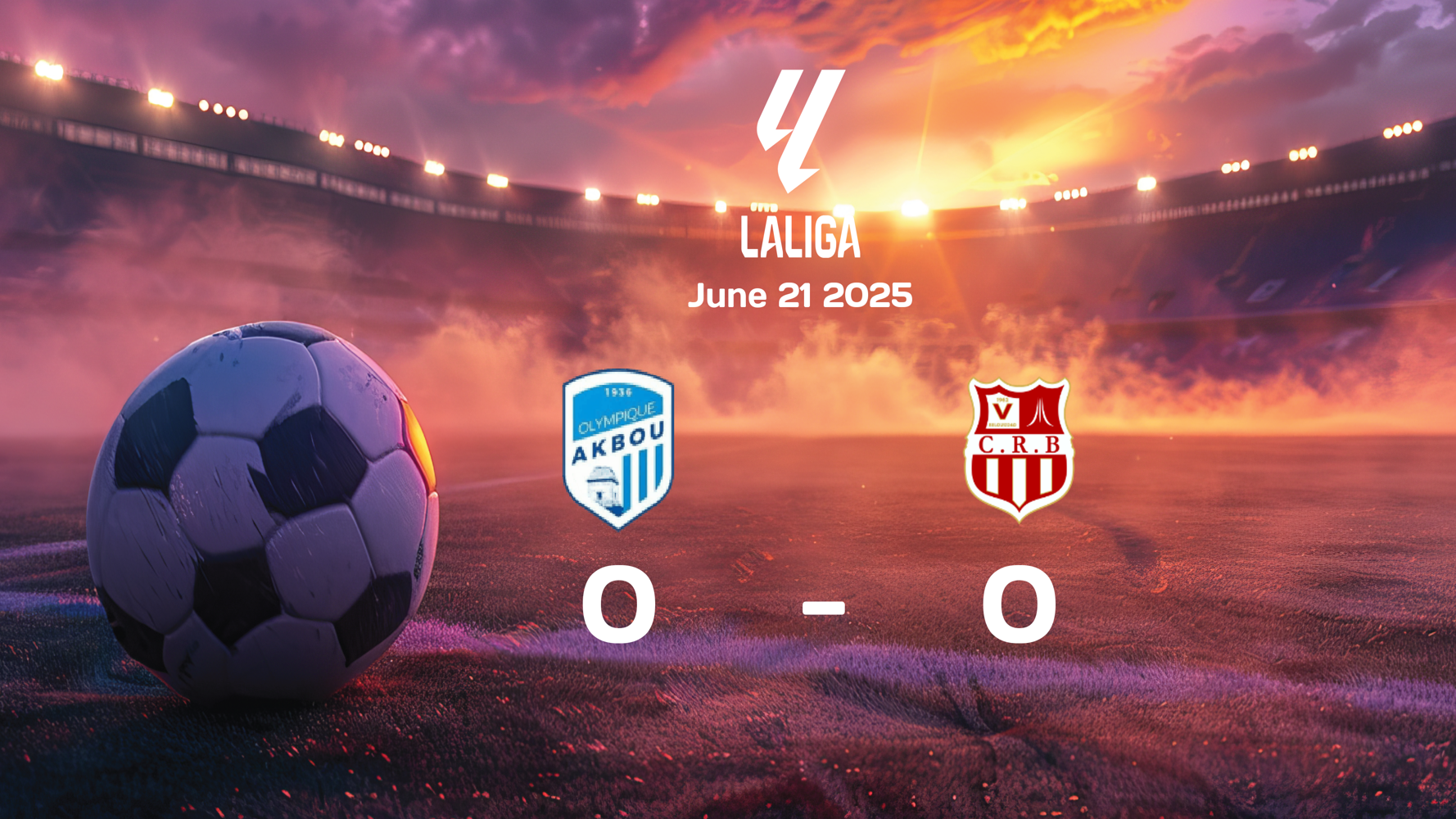Oued Akbou vs CR Belouizdad Ends in Goalless Draw in Ligue 1 Action on June 21, 2025 Oued Akbou vs CR Belouizdad Ends in Goalless Draw in Ligue 1 Action on June 21, 2025