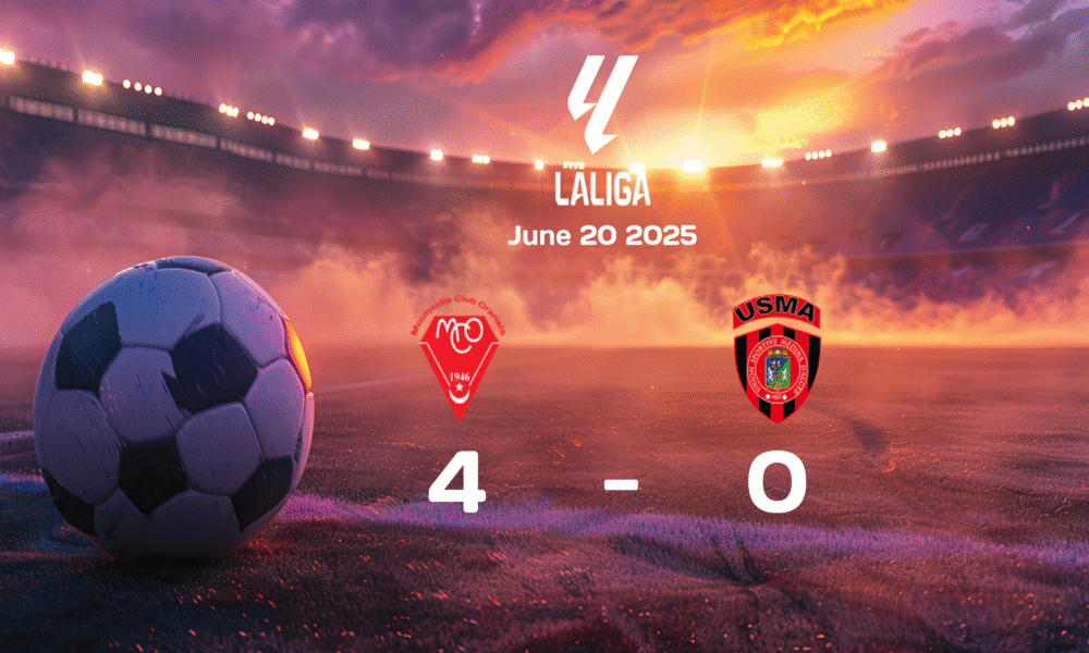 MC Oran Dominates USM Alger with 4-0 Victory in Ligue 1 Clash on 2025-06-20