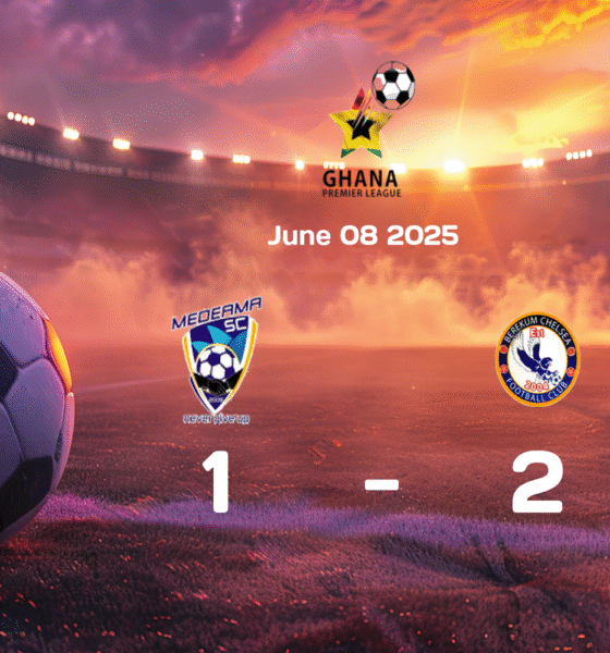 Medeama vs Berekum Chelsea Match Report: Berekum Chelsea Secures 2-1 Victory in Ghana Premier League 2025-06-08