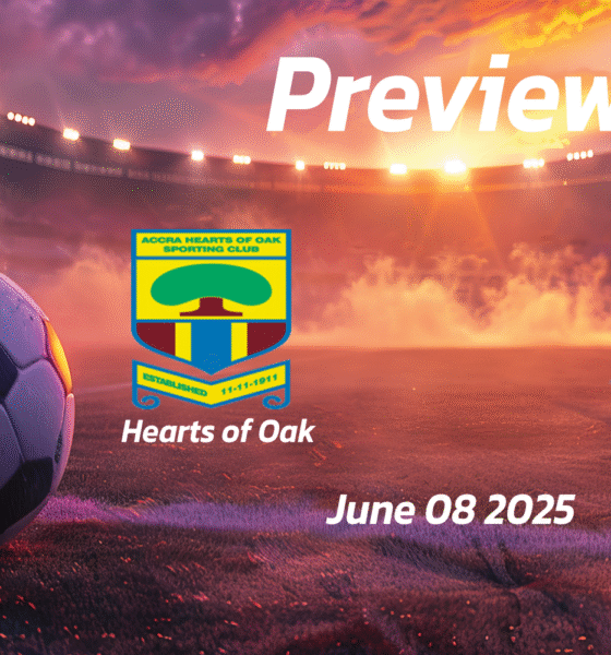 Hearts of Oak vs Samartex: Preview – Team News, Line-ups, Prediction and Tips | June 08 15:00 (GMT)