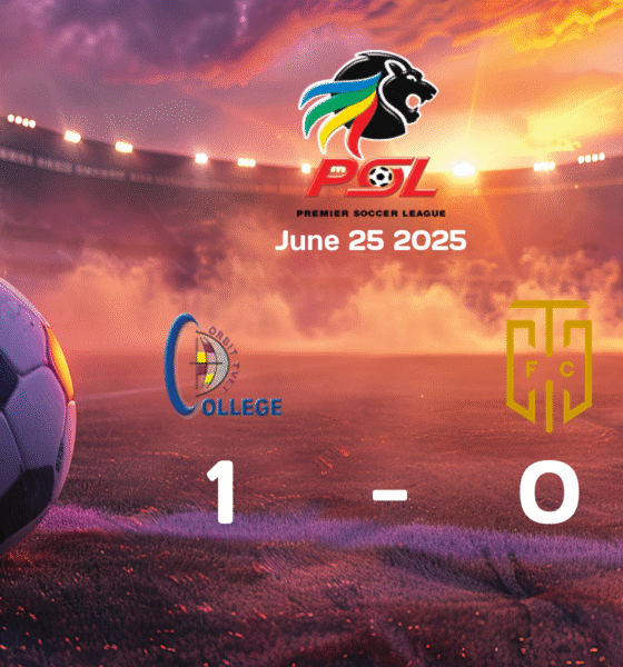 Orbit College Triumphs over Cape Town City 1-0 in Premier Soccer League Match on 2025-06-25