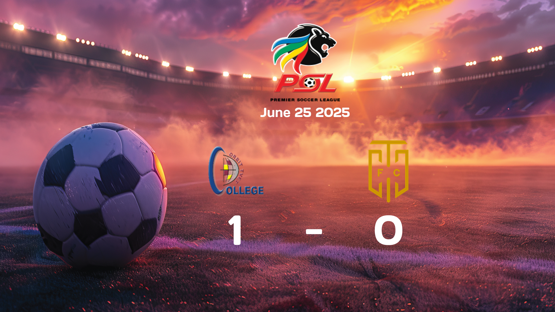 Orbit College Triumphs over Cape Town City 1-0 in Premier Soccer League Match on 2025-06-25 Orbit College Triumphs over Cape Town City 1-0 in Premier Soccer League Match on 2025-06-25