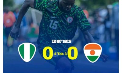 Flying Eagles Reach WAFU-B U-20 Final After Penalty Shootout Triumph Over Niger