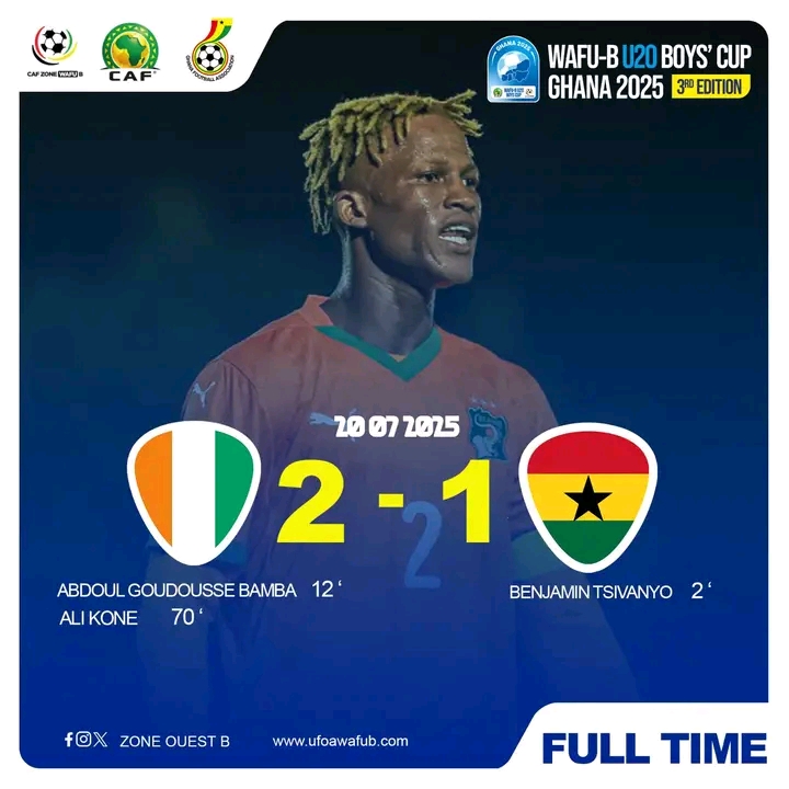 Côte d’Ivoire Edge Ghana to Set Up WAFU-B U-20 Final Clash with Nigeria Côte d’Ivoire Edge Ghana to Set Up WAFU-B U-20 Final Clash with Nigeria