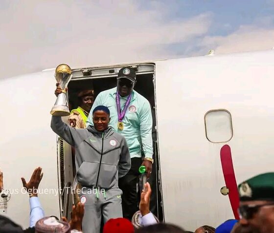 Lagos crowd welcomes Super Falcons after WAFCON 2024 triumph