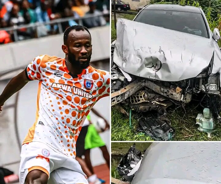 Nigeria striker Mfon Udoh survives ghastly car crash in Akwa Ibom