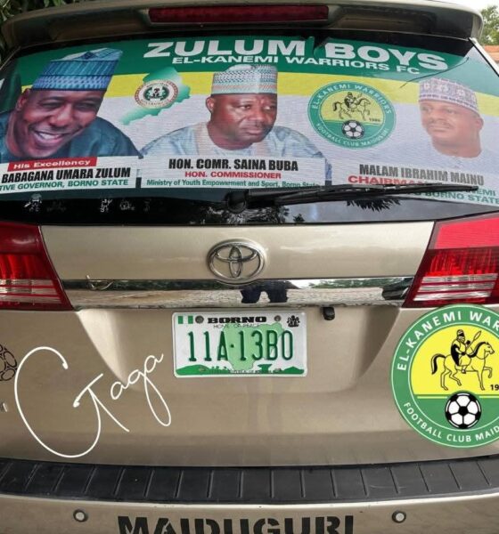 Borno State Government donates new Toyota Sienna to El-Kanemi Warriors