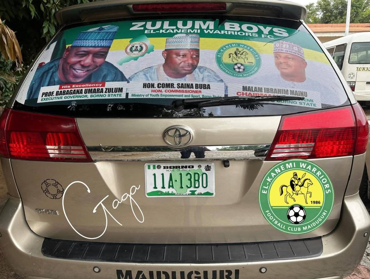 Borno State Government donates new Toyota Sienna to El-Kanemi Warriors Borno State Government donates new Toyota Sienna to El-Kanemi Warriors