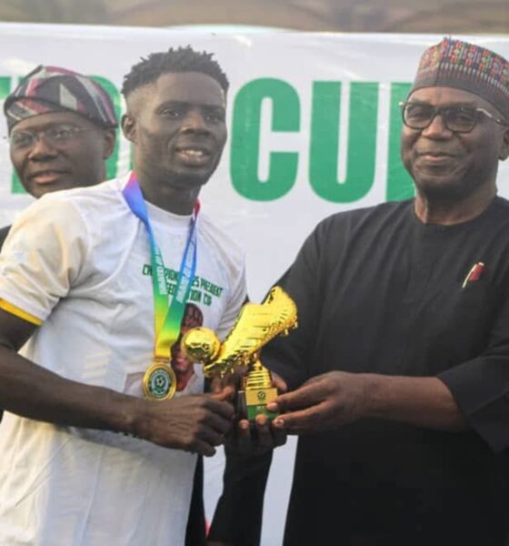 Victor Adeoye named Federation Cup MVP, dedicates award to Kwara United teammates