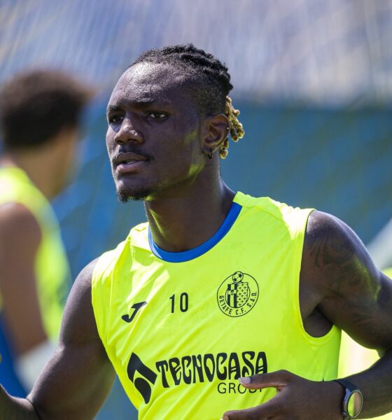 Christantus Uche handed Getafe’s No.10 shirt amid transfer uncertainty
