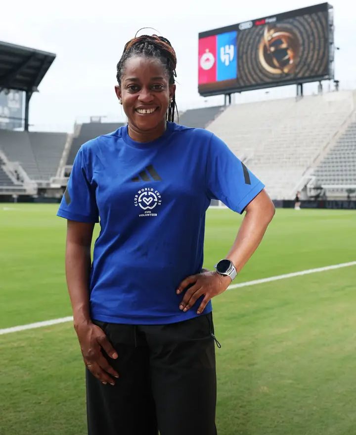 Former WAFCON Champion Loretta Sadoh Serves as Volunteer at 2025 FIFA Club World Cup Former WAFCON Champion Loretta Sadoh Serves as Volunteer at 2025 FIFA Club World Cup