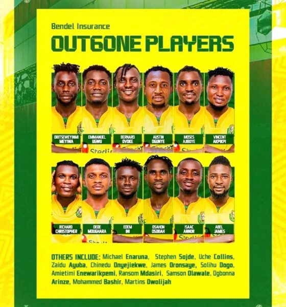 Bendel Insurance confirm departure of 14 players ahead of 2025/26 season