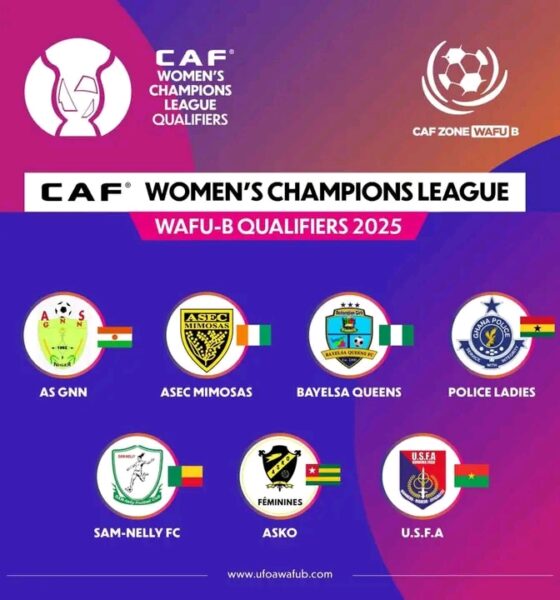 WAFU-B reveals Bayelsa Queens potential opponents