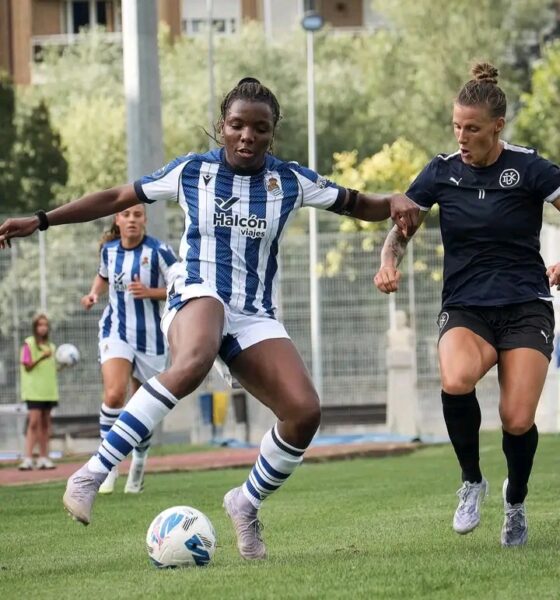 Edna Imade Scores in Real Sociedad’s preseason victory over DUX Logroño