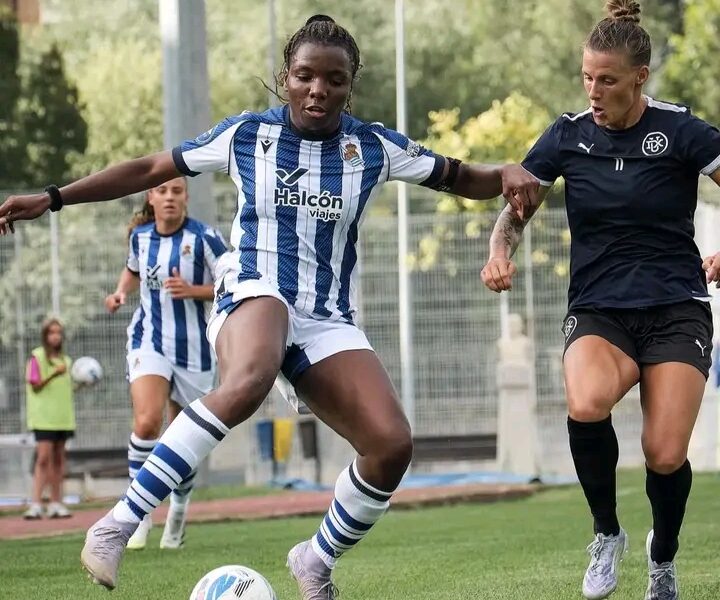 Edna Imade Scores in Real Sociedad’s preseason victory over DUX Logroño Edna Imade Scores in Real Sociedad’s preseason victory over DUX Logroño