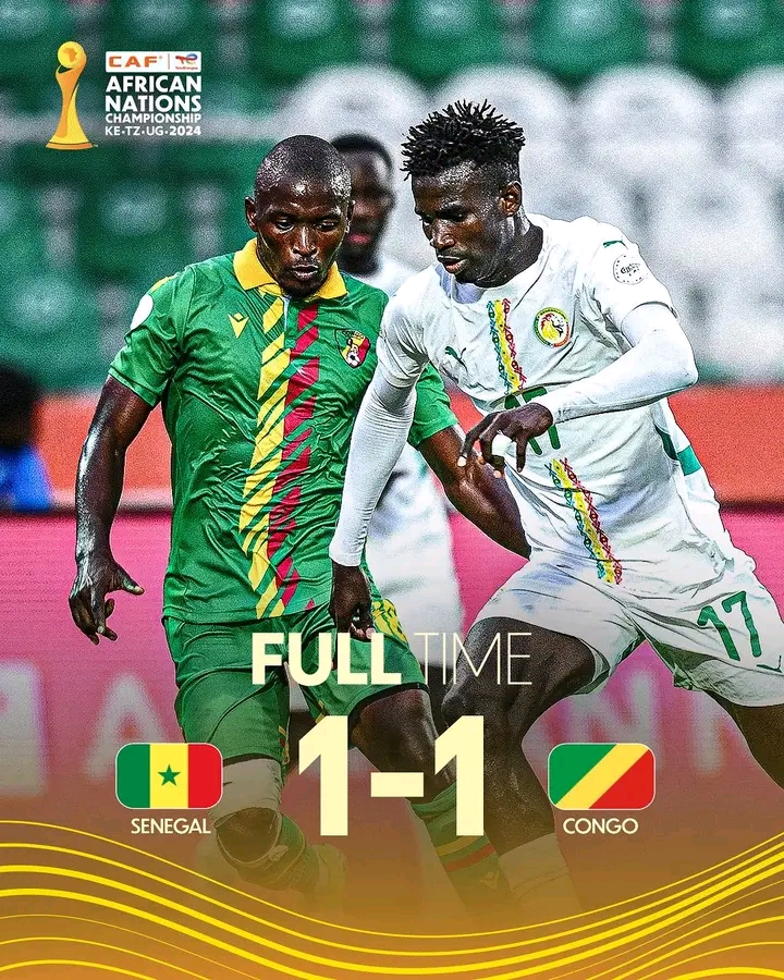 CHAN 2024: Senegal and Congo Share Spoils, boosting Super Eagles’ qualification hopes CHAN 2024: Senegal and Congo Share Spoils, boosting Super Eagles’ qualification hopes