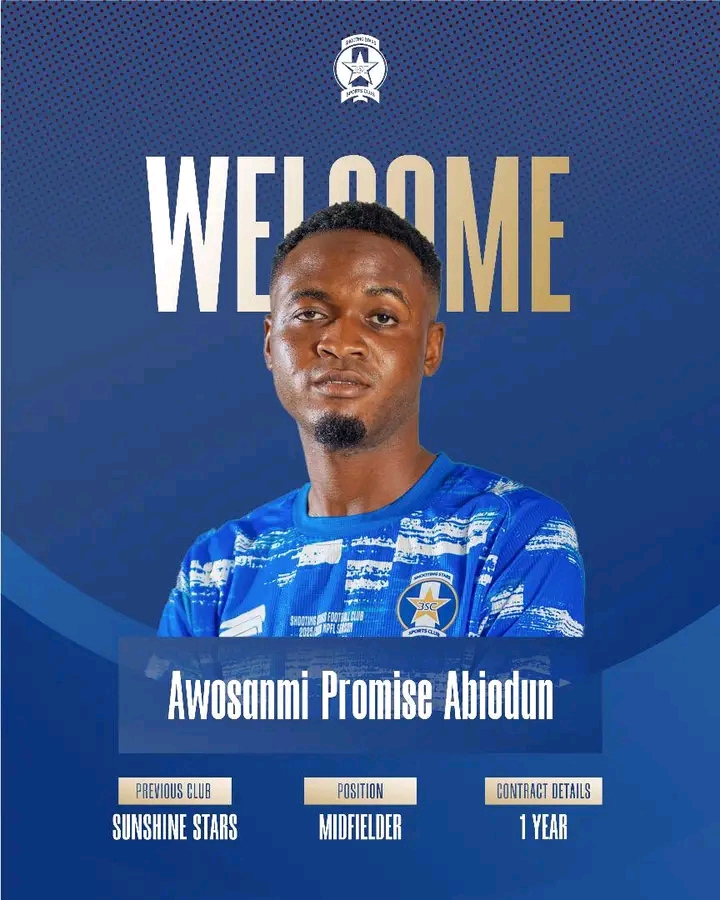 NPFL: New Dawn as Shooting Stars unveil six new signings with contract details NPFL: New Dawn as Shooting Stars unveil six new signings with contract details