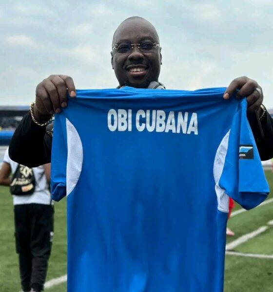 Obi Cubana honoured guest as Enyimba defeat Niger Tornadoes in NPFL Matchday two clash