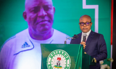 Enugu Governor immortalises Christian Chukwu, retires Rangers’ iconic No 5 jersey