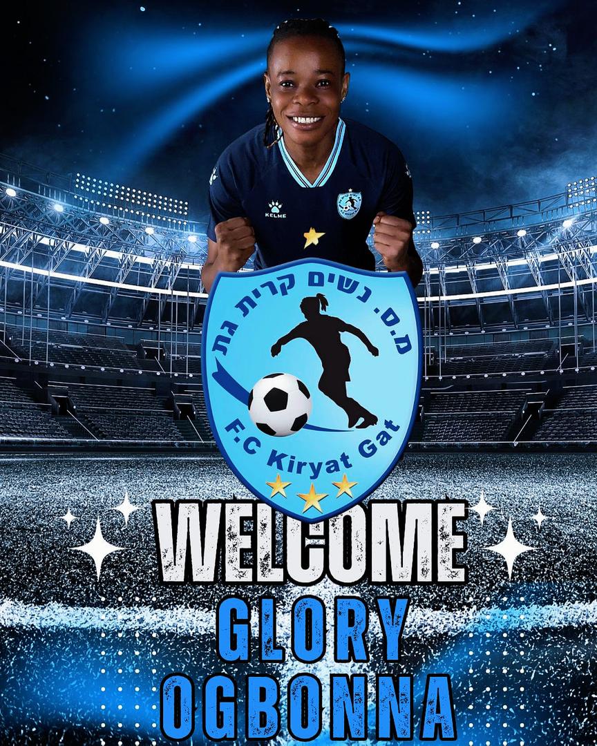 Glory Ogbonna signs with Israeli Champions FC Kiryat Gat Glory Ogbonna signs with Israeli Champions FC Kiryat Gat