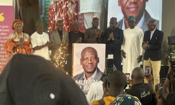 NFF President showers encomium on Mumini Alao after book launch