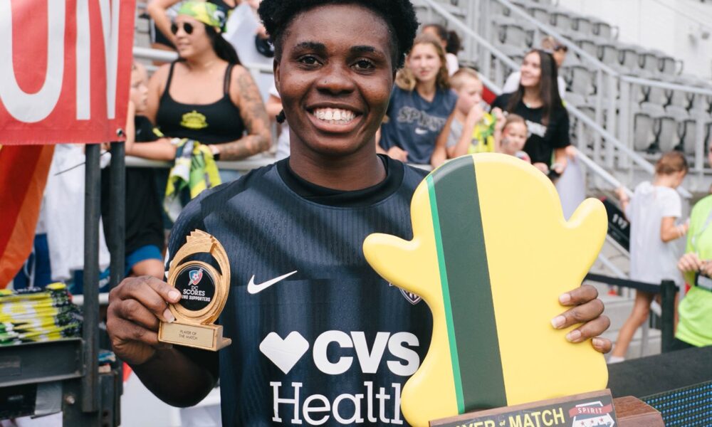 Gift Monday shines in Washington Spirit’s win over Portland Thorns after WAFCON snub