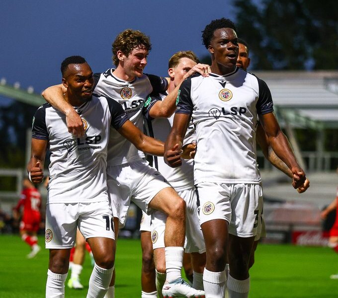 Deji Elerewe on target as Bromley FC seal historic Carabao Cup second-round berth Deji Elerewe on target as Bromley FC seal historic Carabao Cup second-round berth