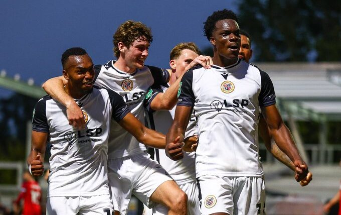 Deji Elerewe on target as Bromley FC seal historic Carabao Cup second-round berth Deji Elerewe on target as Bromley FC seal historic Carabao Cup second-round berth
