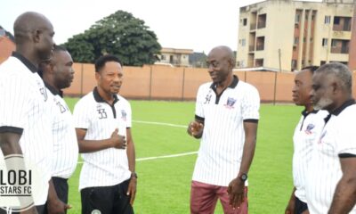Coach Abubakar Bala gets down to work at Lobi Stars Coach Abubakar Bala gets down to work at Lobi Stars