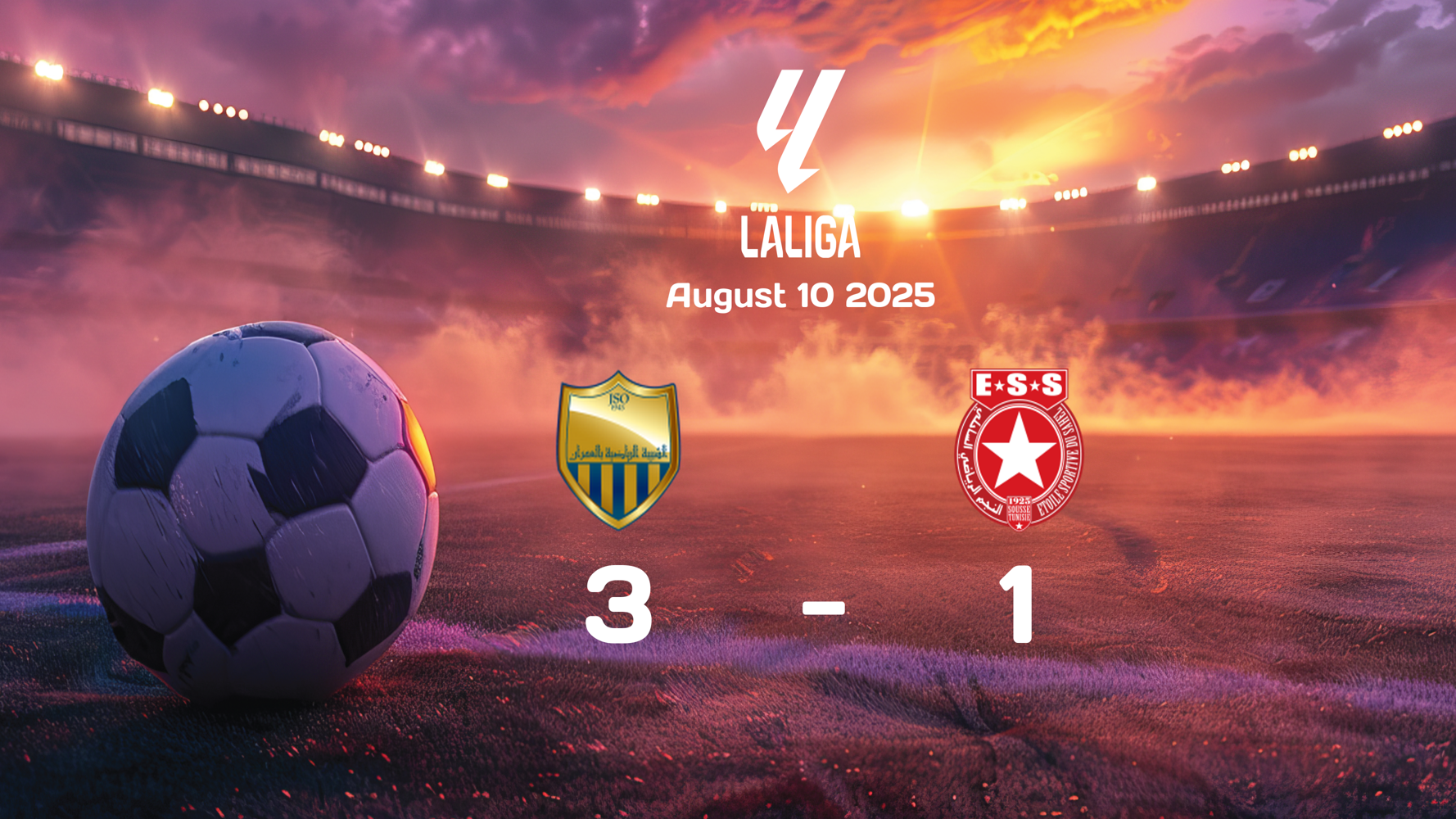 Jeunesse Sportive Omrane dominates ES Sahel with a 3-1 victory in thrilling Ligue 1 showdown on 2025-08-10
