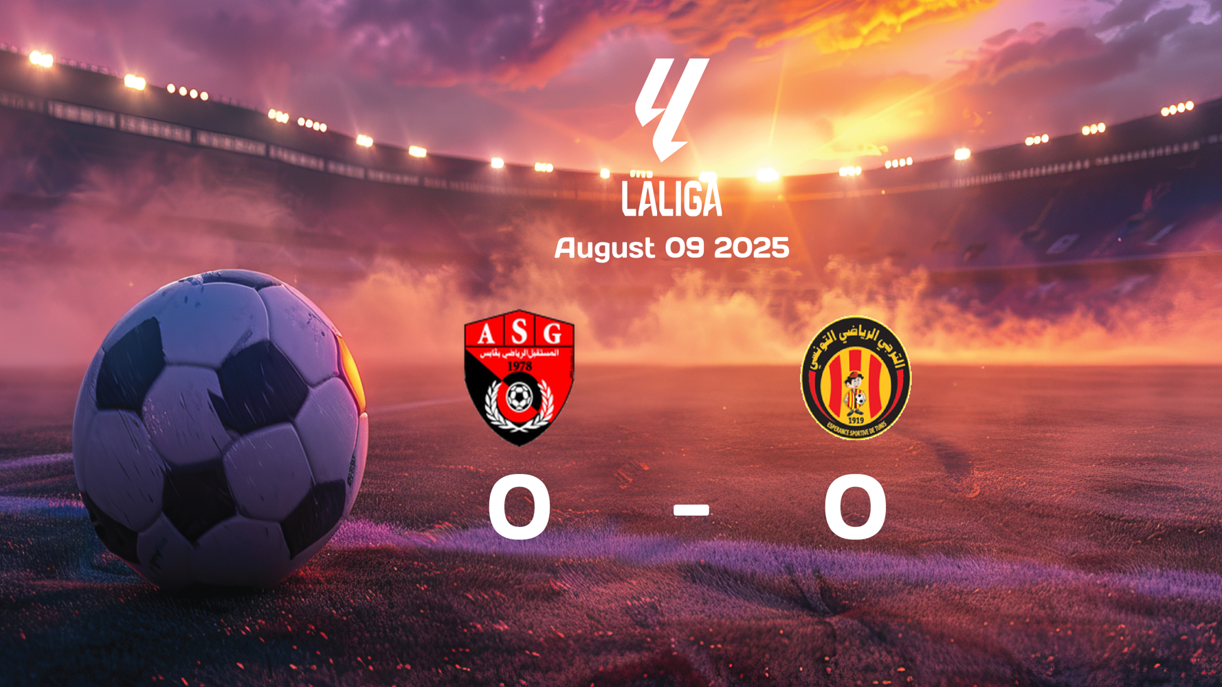 AS Gabes vs ES Tunis Ends in Goalless Draw – Ligue 1 Match Report 2025-08-09 AS Gabes vs ES Tunis Ends in Goalless Draw – Ligue 1 Match Report 2025-08-09