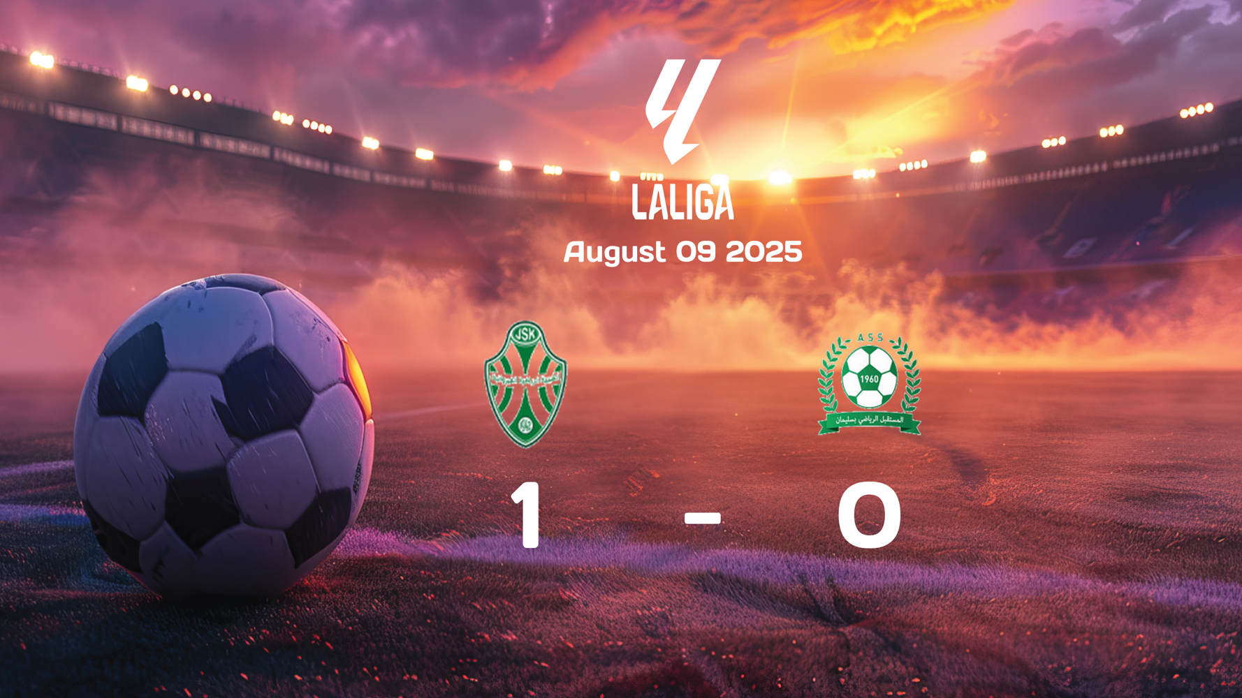 JS Kairouanaise Secures 1-0 Victory Against AS Soliman in Ligue 1 Clash on August 9, 2025