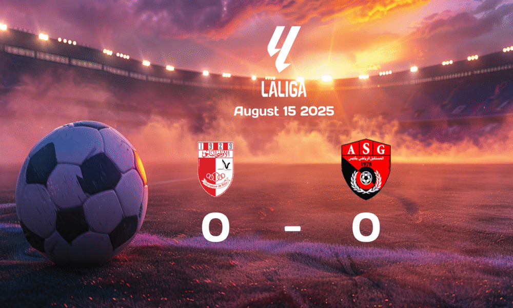 Olympique Béja vs AS Gabes Ends in Goalless Draw, Ligue 1 Match Report 2025-08-15