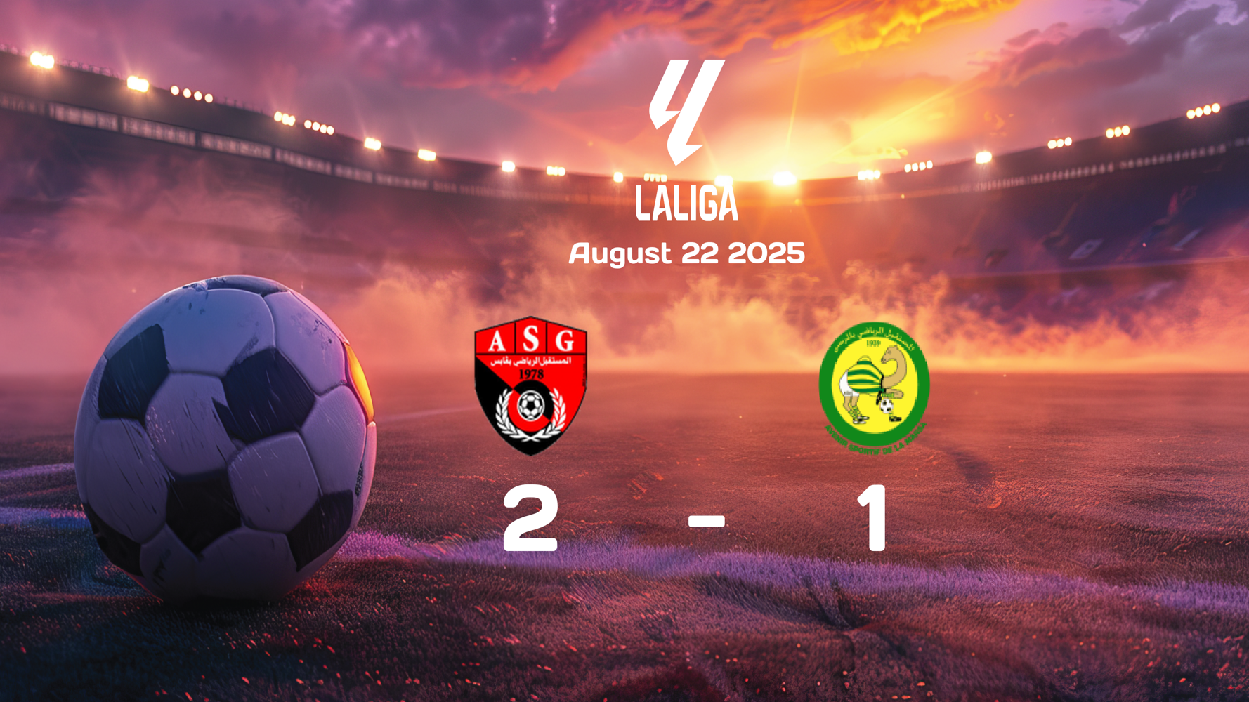 AS Gabes vs AS Marsa 2:1 Match Report: Exciting Showdown in Ligue 1 on August 22, 2025 AS Gabes vs AS Marsa 2:1 Match Report: Exciting Showdown in Ligue 1 on August 22, 2025