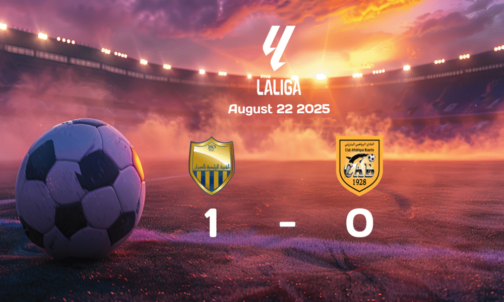 Jeunesse Sportive Omrane beats CA Bizertin 1-0 in Ligue 1 Match on August 22, 2025