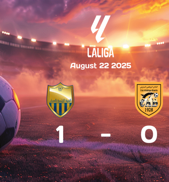 Jeunesse Sportive Omrane beats CA Bizertin 1-0 in Ligue 1 Match on August 22, 2025