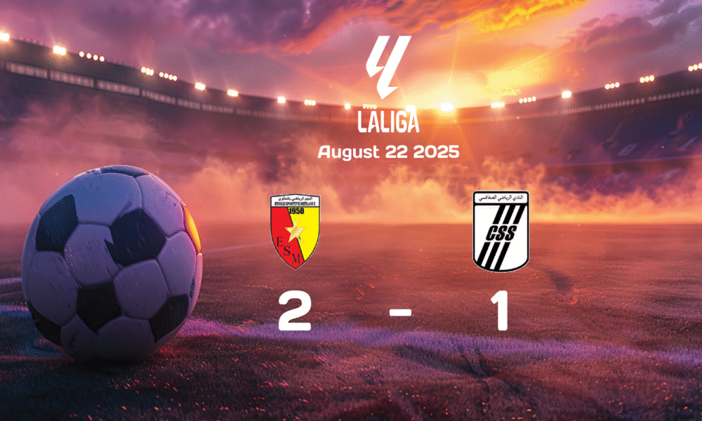 ES Metlaoui Secures Victory Against CS Sfaxien with 2-1 Win in Ligue 1 Clash on August 22, 2025