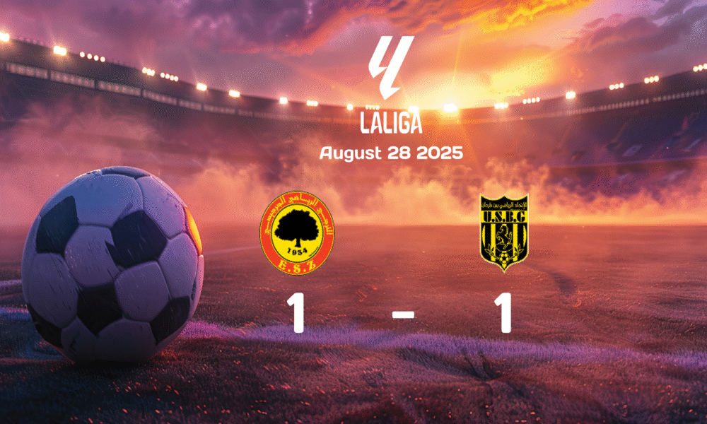 ES Zarzis and US Ben Guerdane Battle to a 1-1 Draw in Ligue 1 Clash on 2025-08-28