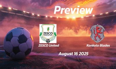 ZESCO United vs Konkola Blades: Preview – Team News, Line-ups, Prediction and Tips | August 16 13:00 (GMT)