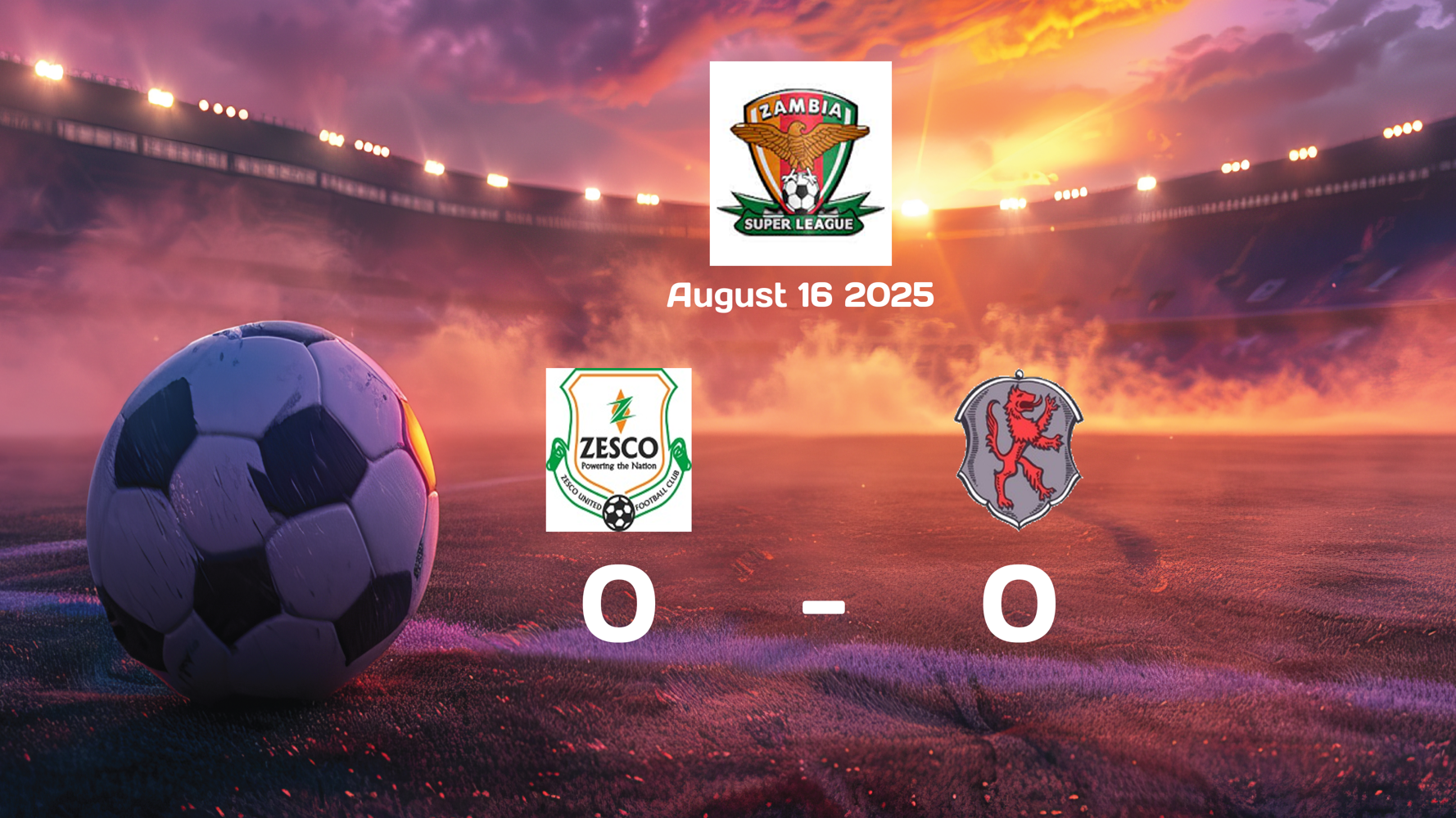 ZESCO United vs Konkola Blades Ends in Scoreless Draw in Super League Showdown on 2025-08-16 ZESCO United vs Konkola Blades Ends in Scoreless Draw in Super League Showdown on 2025-08-16