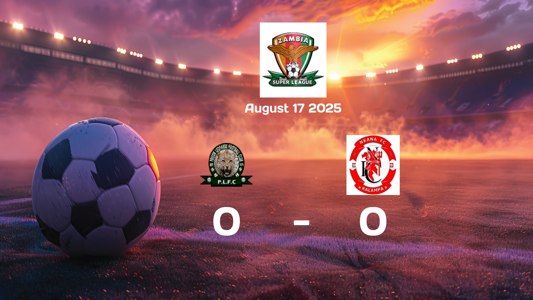 Prison Leopards and Nkana Battle to a Goalless Draw in Super League Showdown on August 17, 2025 Prison Leopards and Nkana Battle to a Goalless Draw in Super League Showdown on August 17, 2025