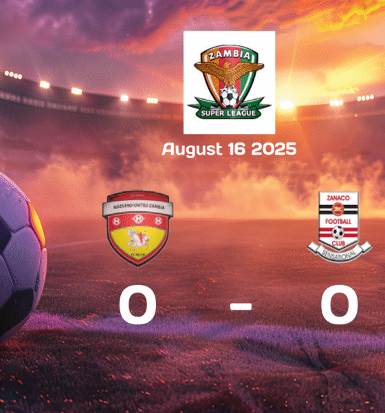 Man Utd Zambia Academy Holds Zanaco to 0-0 Draw in Super League Match on August 16, 2025