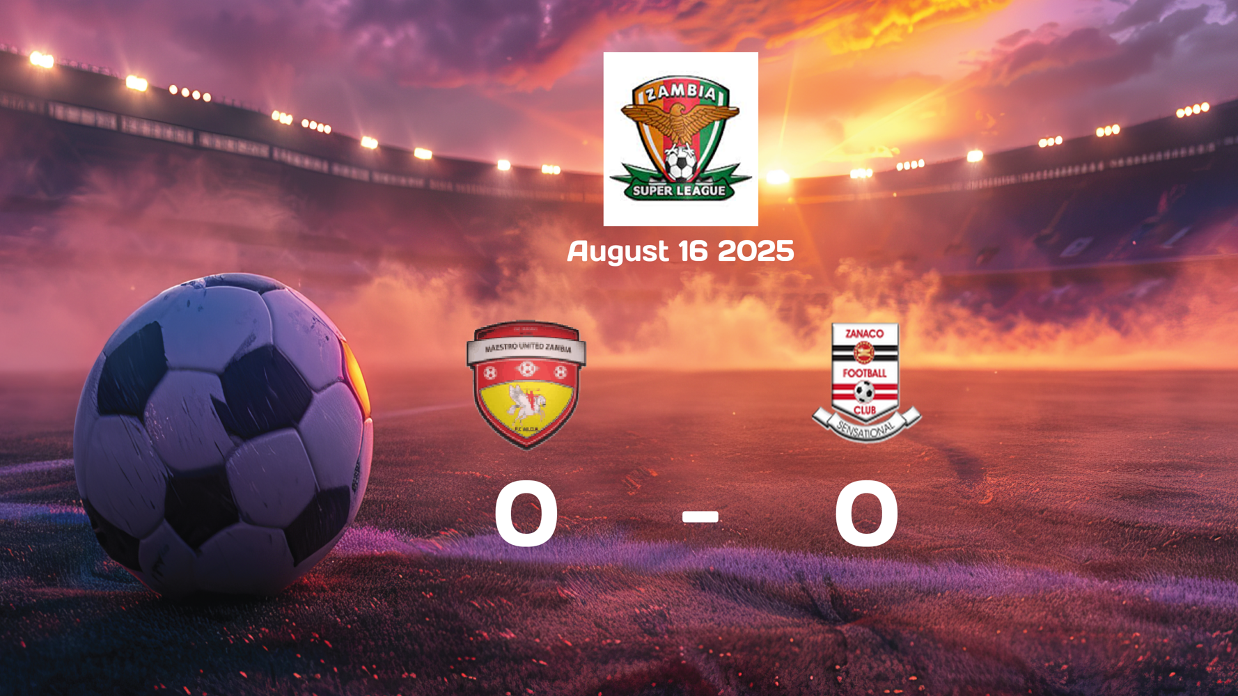 Man Utd Zambia Academy Holds Zanaco to 0-0 Draw in Super League Match on August 16, 2025 Man Utd Zambia Academy Holds Zanaco to 0-0 Draw in Super League Match on August 16, 2025
