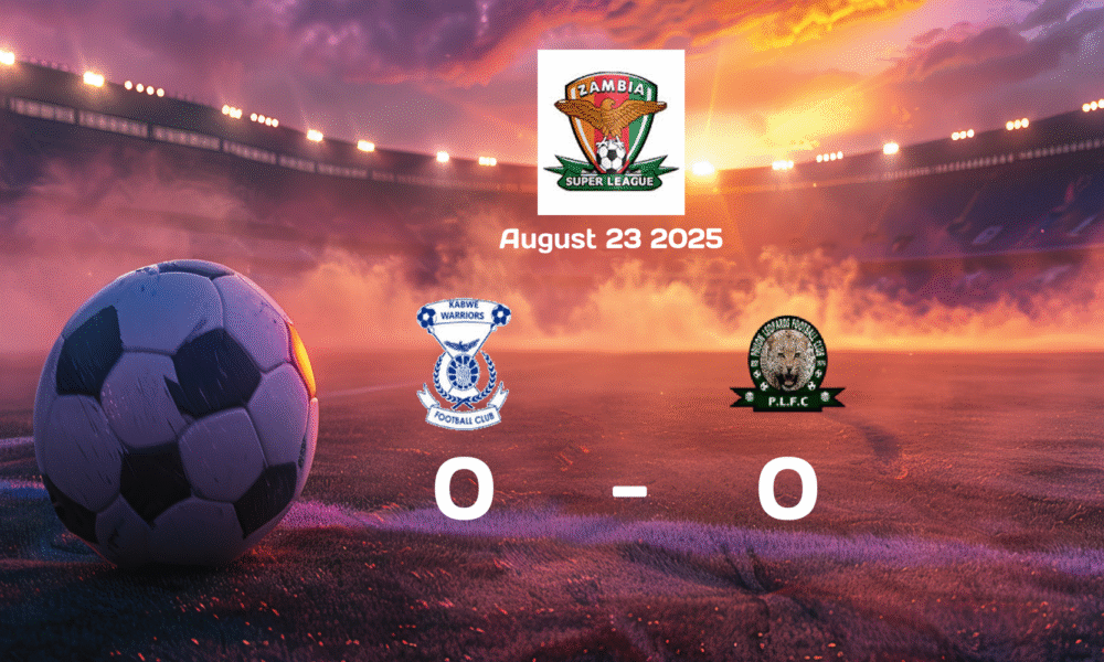 Kabwe Warriors vs Prison Leopards Ends in Goalless Draw – Super League Match Report, 2025-08-23
