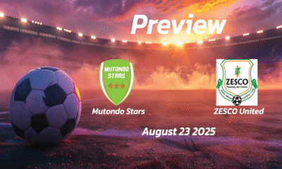 Mutondo Stars vs ZESCO United: Preview – Team News, Line-ups, Prediction and Tips | August 23 13:00 GMT