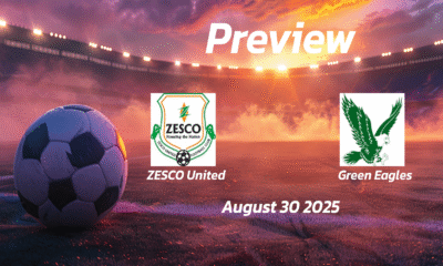 ZESCO United vs Green Eagles: Preview – Team News, Line-ups, Prediction and Tips | August 30 13:00 GMT